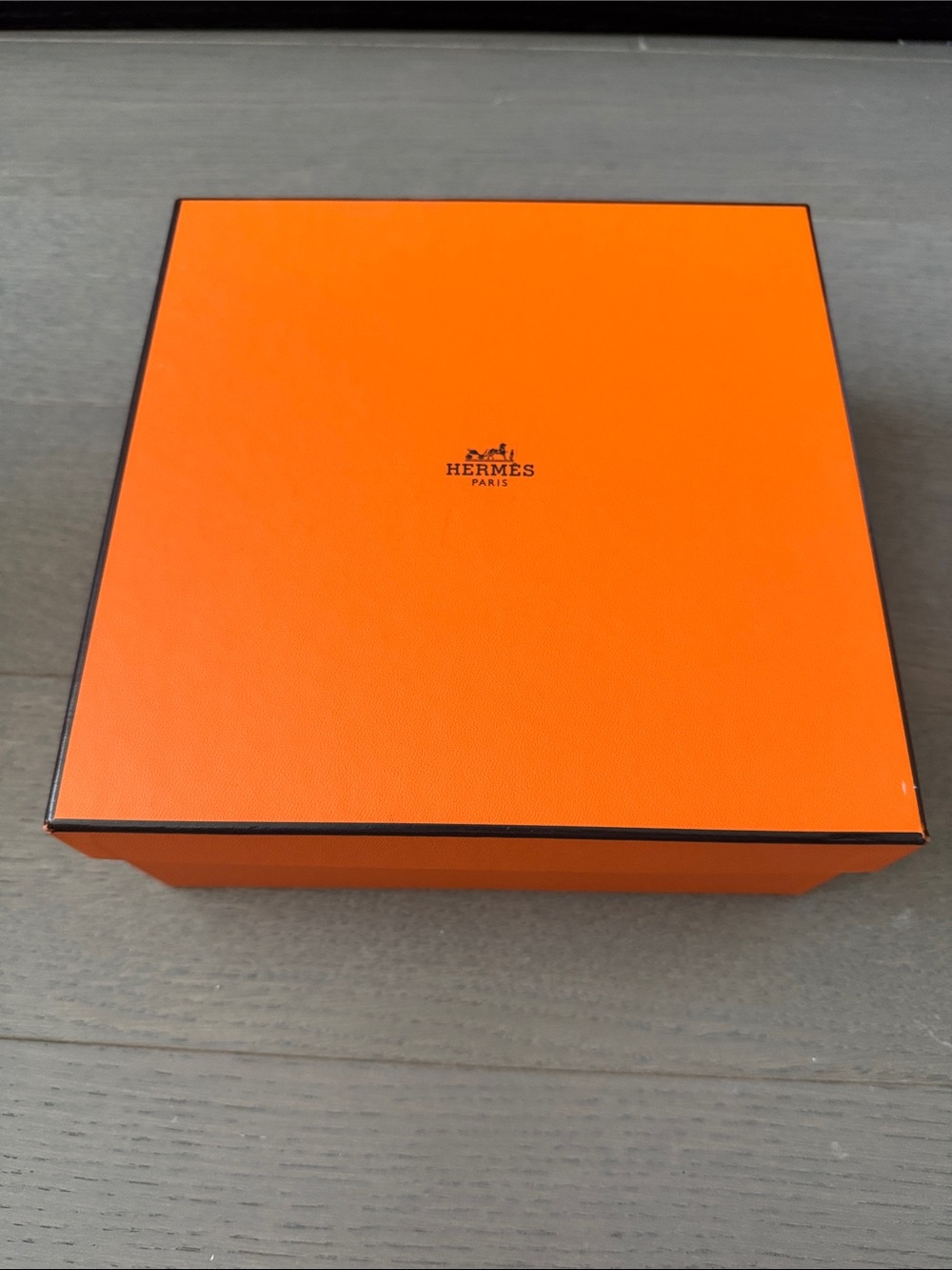Hermes Empty Gift Accessory Box 8” x 8” x 3.5”